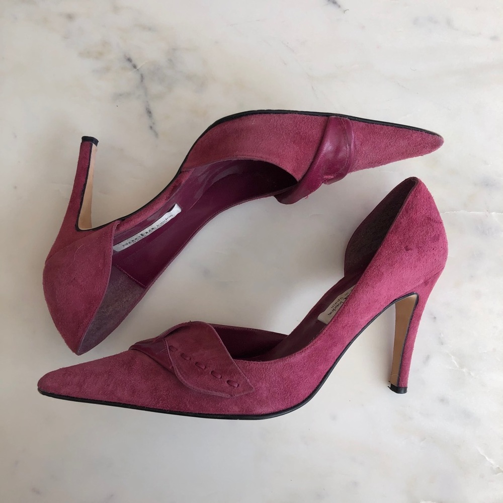 Sacha London Suede Heels